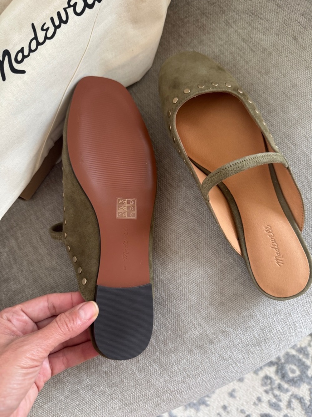 NIB Madewell The Greta Ballet Flat Mule - Picture 7 of 8